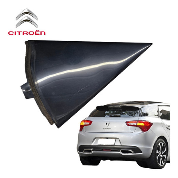 Moldura Friso Porta Traseira Direita Citroen Ds5 2013 A 2016 Preto