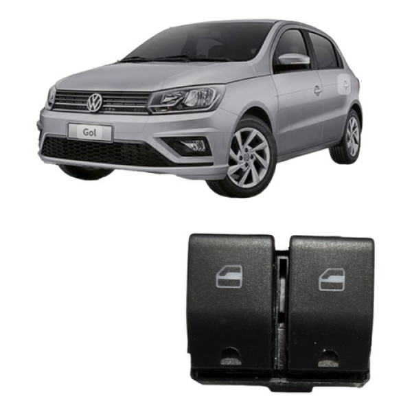 Botão Vidro Elétrico Duplo Volkswagen Gol Saveiro Voyage 20