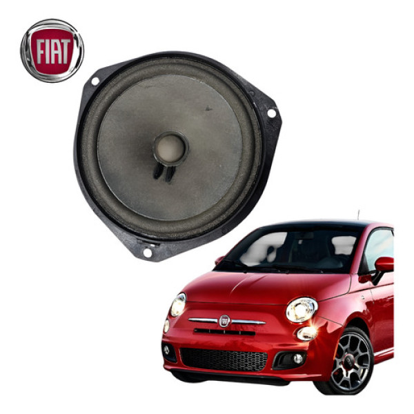 Altofalante Porta Original Fiat 500 2012 A 2015 Preto