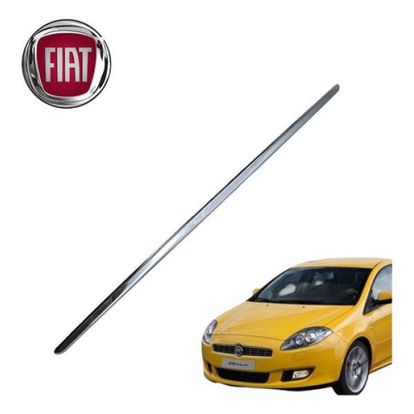 Friso Forro Porta Dianteira Esquerda Fiat Bravo Tjet 2014  Cromado