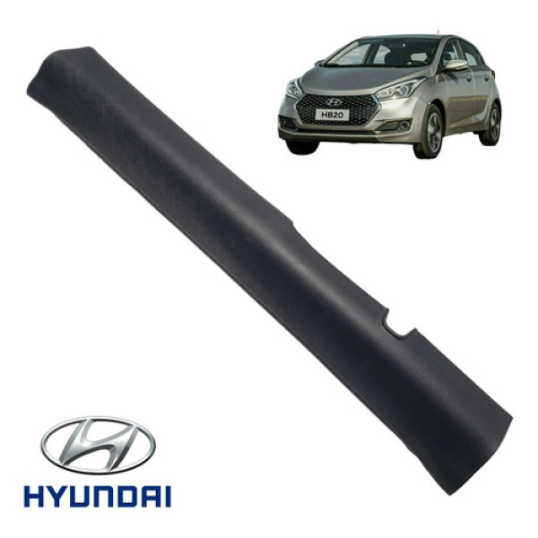 Acabamento Soleira Porta Dianteira Esquerda Hb20 2010 A 2019 Preto