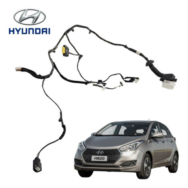 Chicote Porta Dianteira Esquerda  Hyundai Hb20s 2015 A 2019
