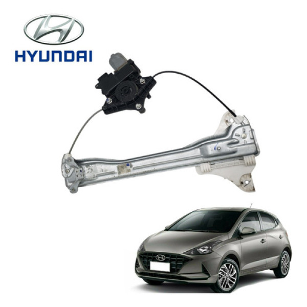Máquina Vidro Traseira Direita Hyundai Hb20 Tgdi 2022 Orig 
