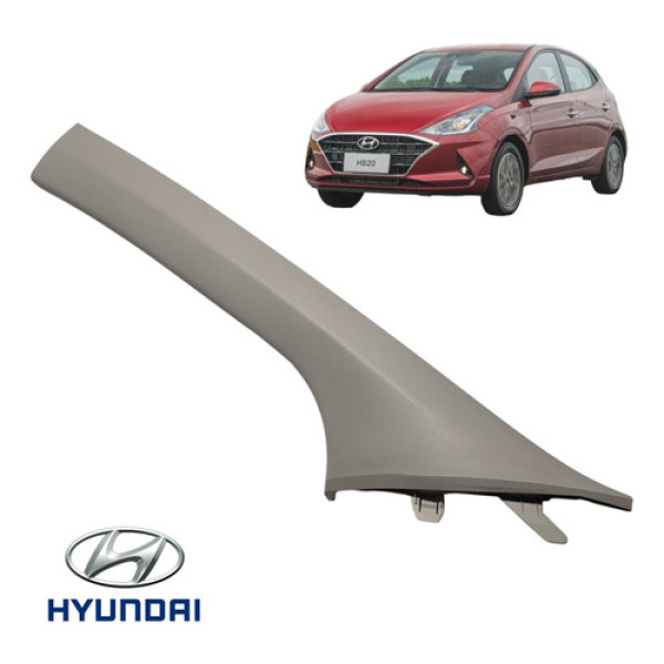 Acabamento Coluna Parabrisa Esquerdo Hyundai Hb20 2020 2022