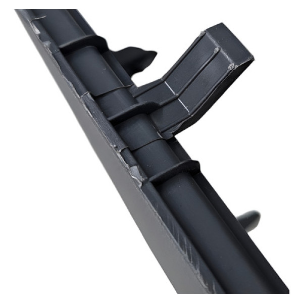 Acabamento Lateral Chave Seta Hyundai Hb20s 1.0 Vision 2022 Preto