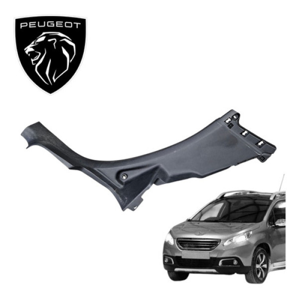 Soleira Traseira Esquerda Peugeot 2008 1.6 Allure 2016 Orig Preto