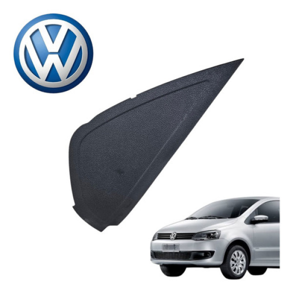 Moldura Lateral Direito Painel Vw Fox 1.0 Vht 2010 A 2014 Preto