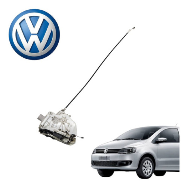 Fechadura Manual Porta Esquerdo Vw Fox 2 Portas 2010 A 2014