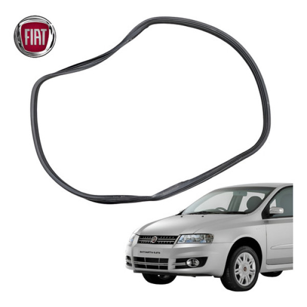 Borracha Carroceria Porta Traseira Direita Fiat Stilo Orig Preto