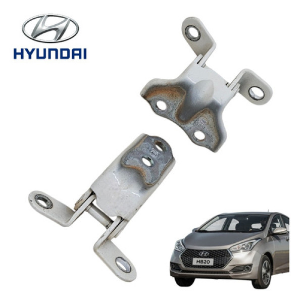 Par Dobradiça Dianteira Direita Hyundai Hb20 Comfort 2013