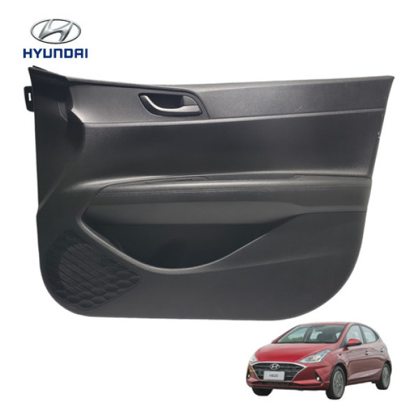 Forro Porta Dianteiro Direito Hyundai Hb20 Vision 2020 2021 Preto