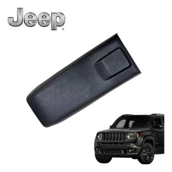 Acabamento Traseiro Console Central Jeep Renegade Flex 2020 Preto