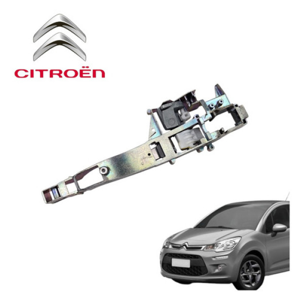Suporte Maçaneta Externa Dianteira Esquerda Citroën C3 2015 Dianteira