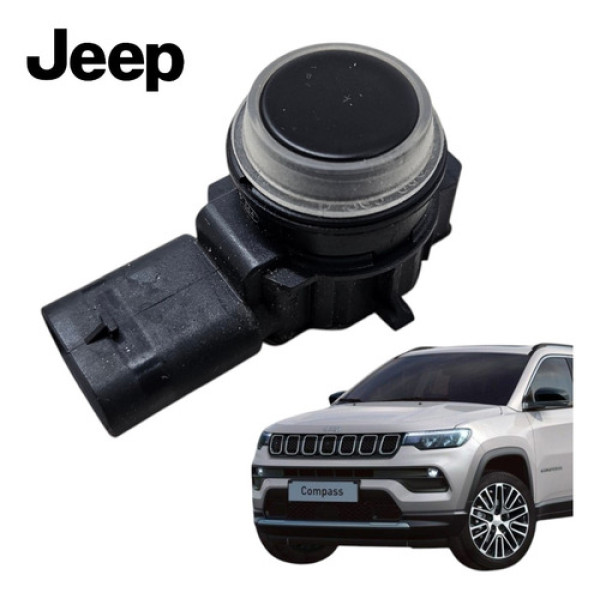 Sensor Estacionamento Lateral Traseiro Compass 2020 A 2022  Preto