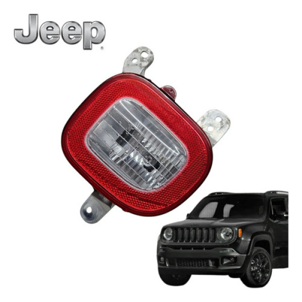 Lanterna Neblina Traseira Jeep Renegade 1.8 Longitude 2020 Transparente