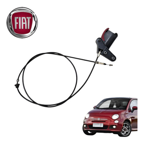 Cabo Abertura Capô Fiat 500 1.4 Sport Air 2012 A 2015 Origin