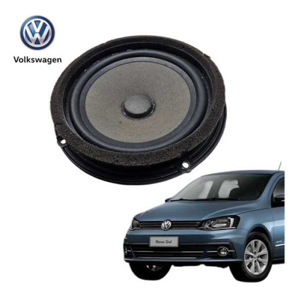 Autofalante Porta Dianteira Direita Vw Gol 2017 A 2021 Orig Preto