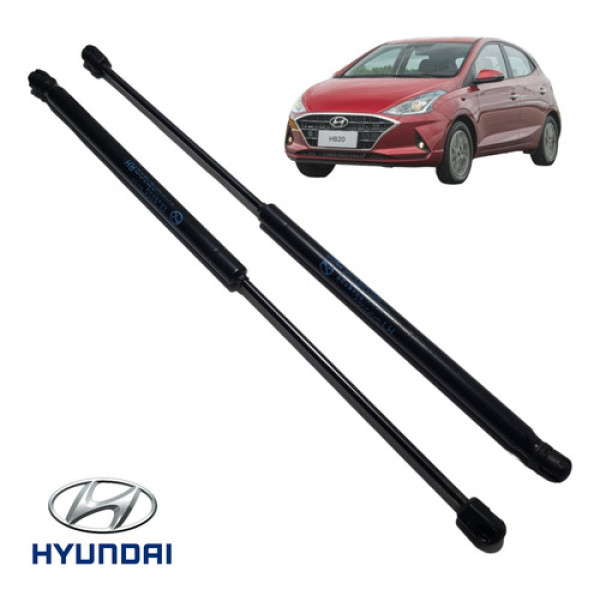 Par Amortecedor Tampa Traseira Hyundai  Hb20 2020 A 2021