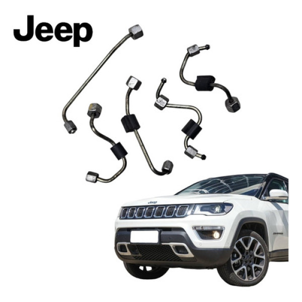 Kit Tubo Mangueira Bico Injetor Compass 2.0 Diesel 2016 2020