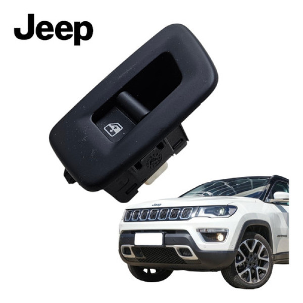 Botão Vidro Elétrico Traseiro Esquerdo Compass 2016 A 2021