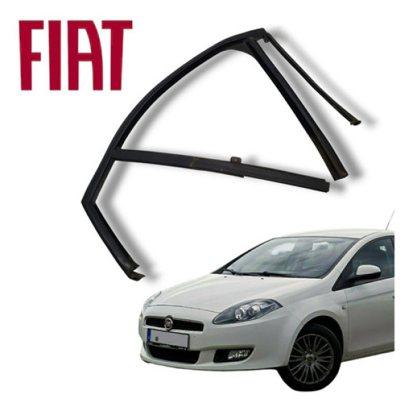 Canaleta Traseira Direita Fiat Bravo T-jet 2014 Original Preto