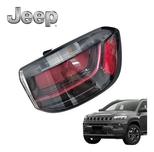 Lanterna Traseira Direita Jeep Compass T270 Longitude 2022 Direito/passageiro Vermelha