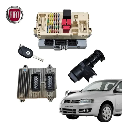 Kit Code Conjunto Injeção Fiat Stilo 1.8 Connect 2005 Orig