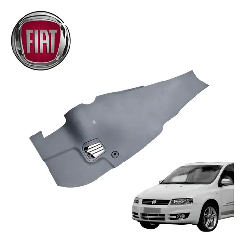 Acabamento Console Lateral Esquerdo Fiat Stilo Connect 2005 Preto