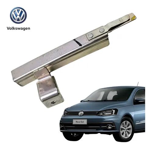 Trilho Guia Vidro Traseiro Esquerdo Vw Gol Voyage 2017 2021 Preto